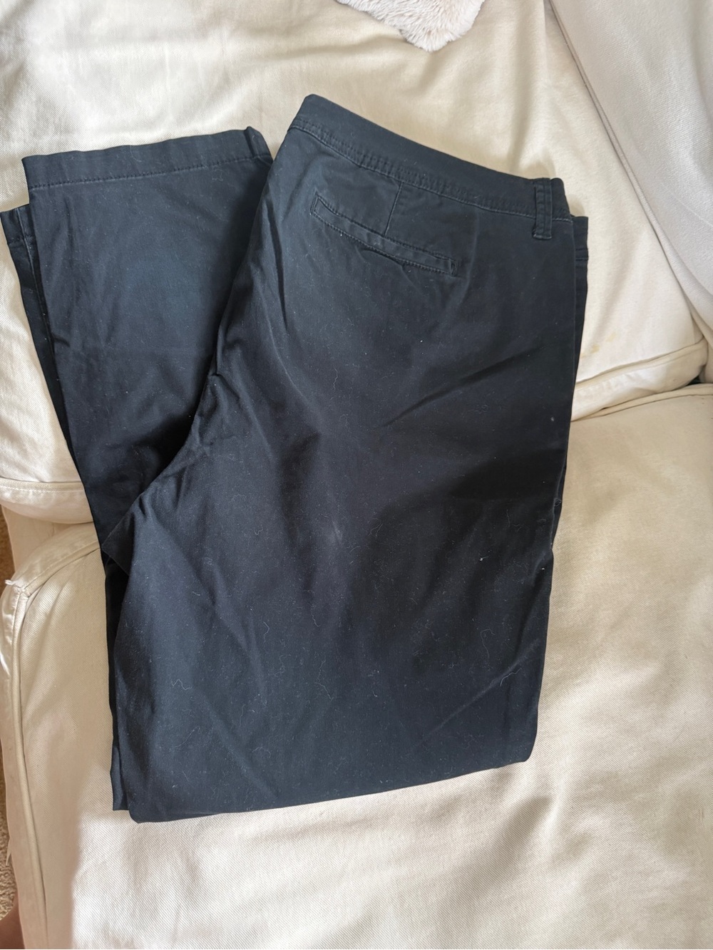 A New Day Women’s Black Stretch Pants Size 18 Straight Leg